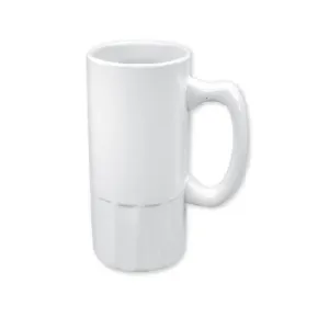 Customized Sublimation Beer Mugs White 